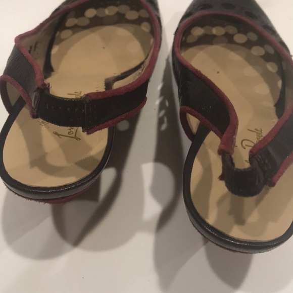 LOVELY PEOPLE retro suede leather slingback heel - Picture 8 of 8